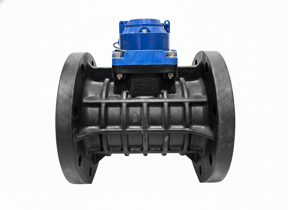 Hidrômetro Plástico Flange 6″ DN150 C/Emissor de Pulso P/Irrig