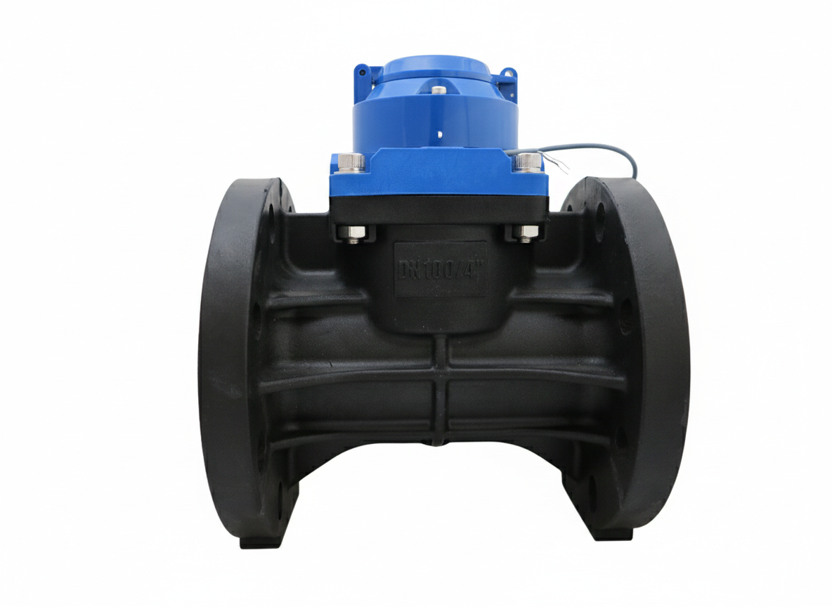 Hidrômetro Metálico Flange 4″ DN100 C/Emissor de Pulso P/Irrig