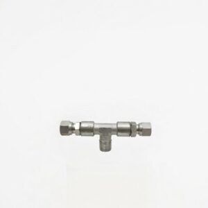 Tê Metálico 1/4″ M x 8 MM P/Irrig